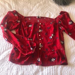 Hollister off the shoulder top